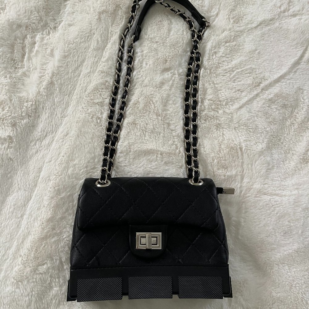 MW Most Wanted USA Small Black Quilted Crossbody Bag